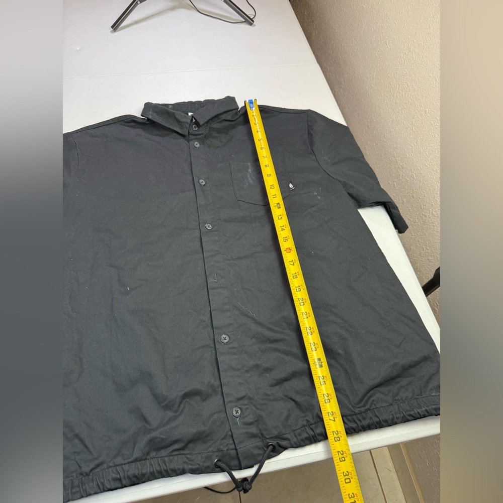 Nike Club Oxford Short-Sleeve Button-Up Shirt Black Men’s Sz XL - Picture 3 of 9